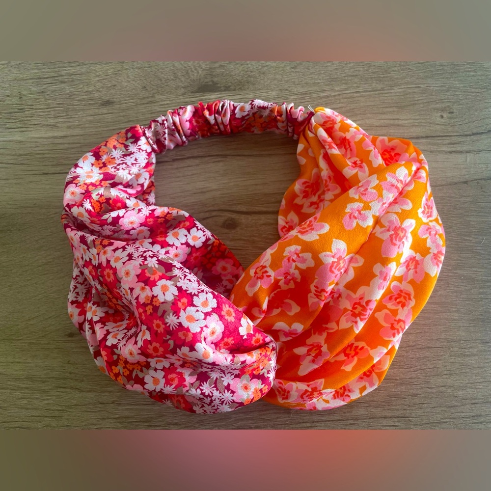 Bohemian Printed Twist Headband / One Size / Summer Hair
